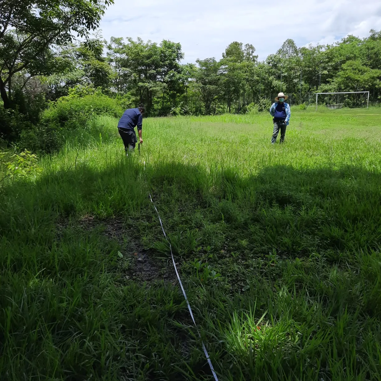 Levantamiento de campo para estudio de agua subterránea